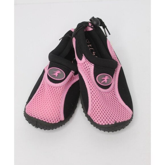 Ecsa Water Sports Shoes Girls Size 1 Pink Black Slip On Mesh Summer Beach NWOB - Picture 10 of 10